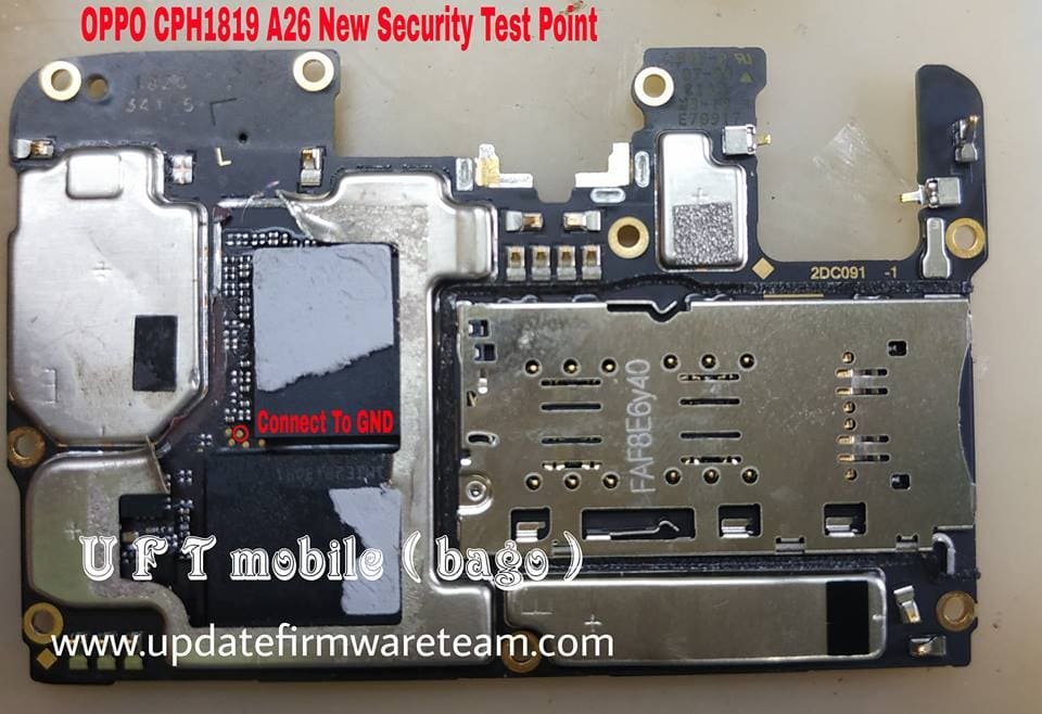 Oppo F7 Test Point / EDL Point